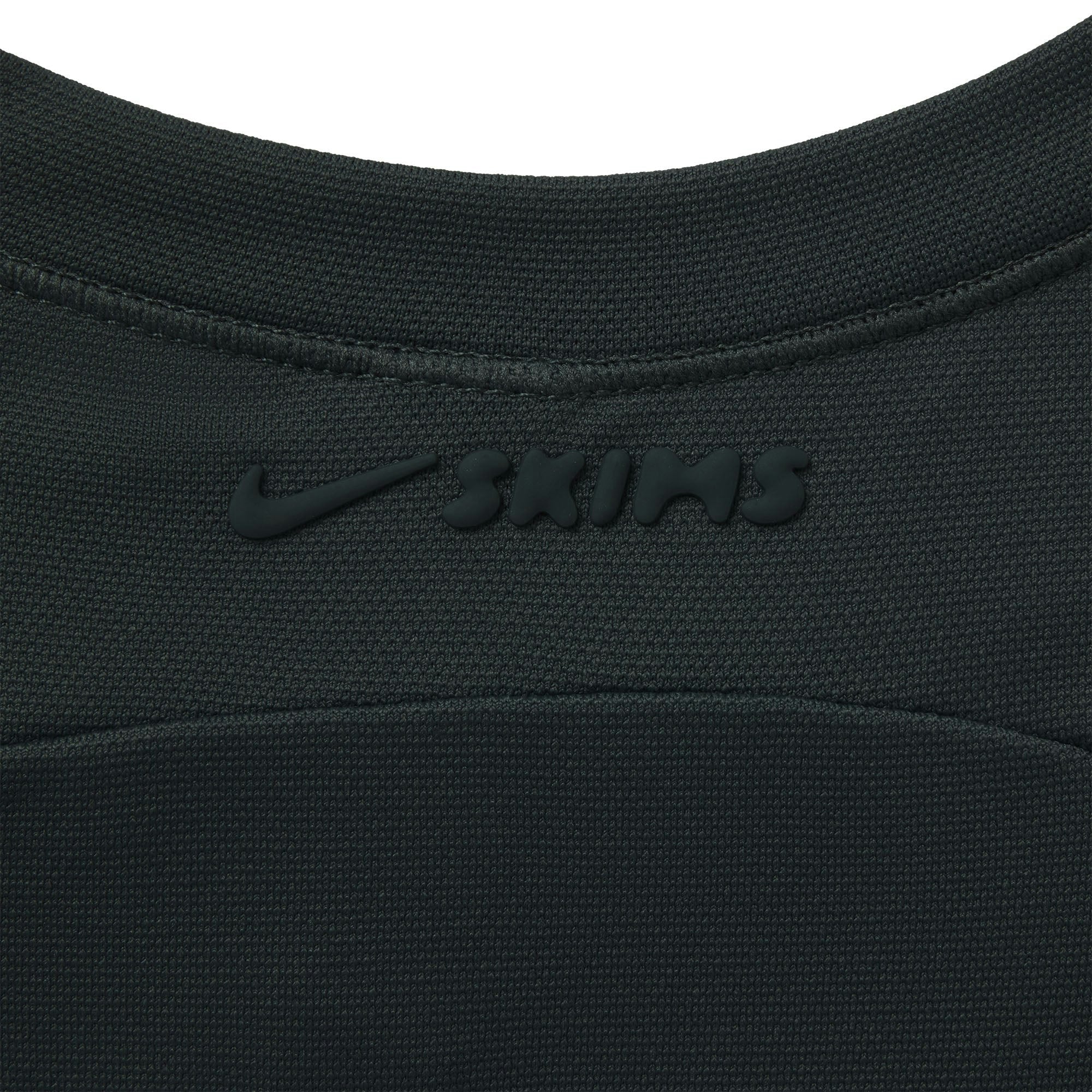 Skims Nikeskims Airy Long Sleeve Crew Neck Top Dark Teal