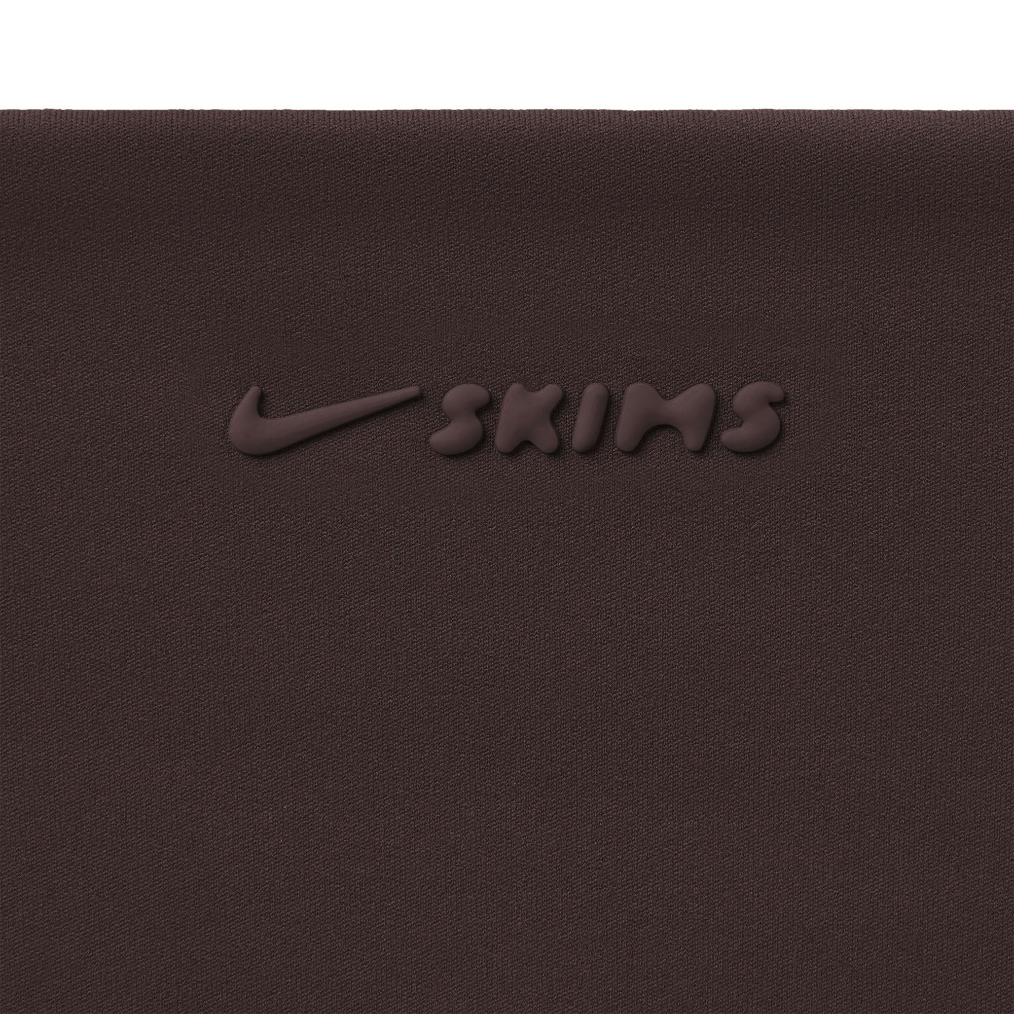 Skims Nikeskims Matte Padded Baby Tee Dark Sepia