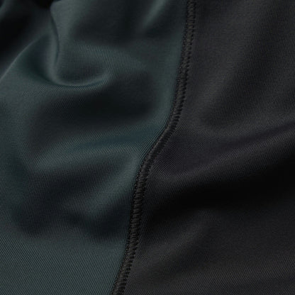 Skims Nikeskims Shine Front Zip Bra Obsidian And Dark Teal