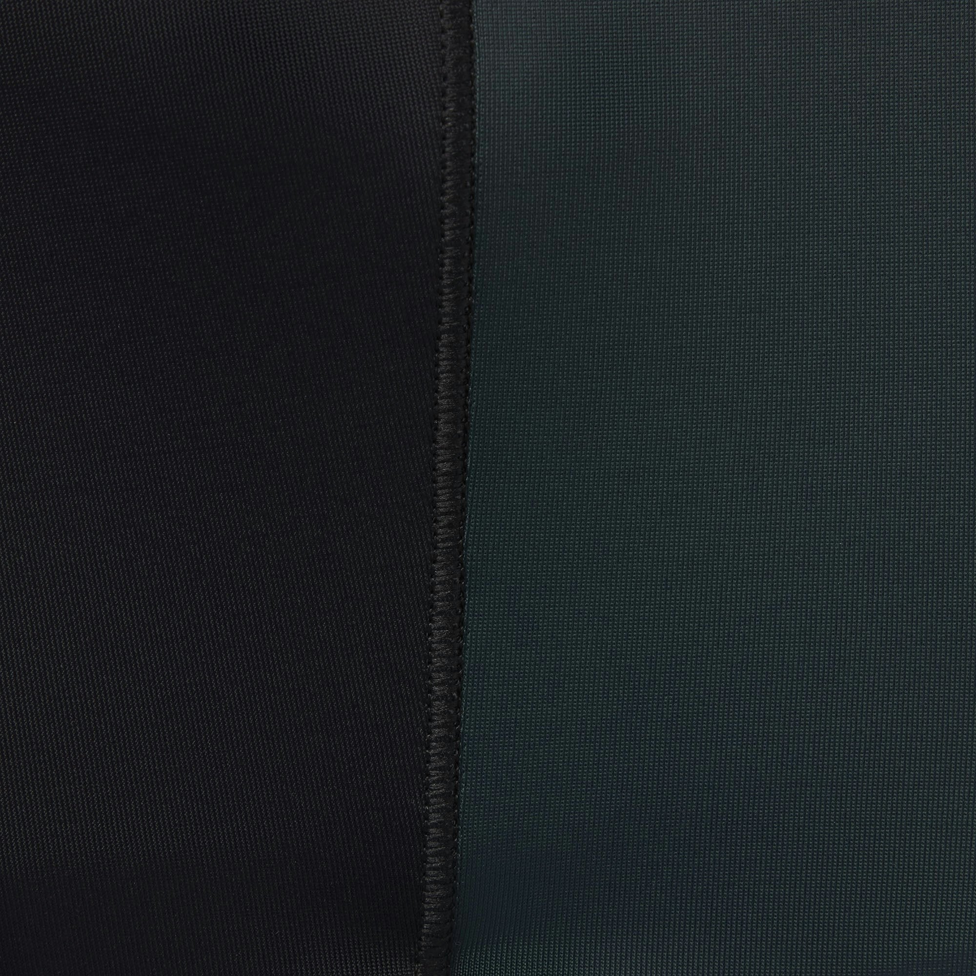 Skims Nikeskims Shine Front Zip Bra Obsidian And Dark Teal