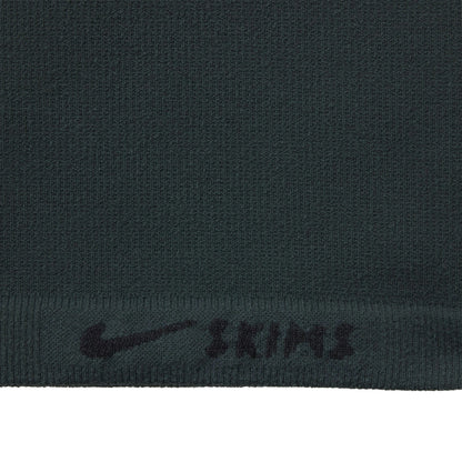 Skims Nikeskims Vintage Seamless Mock Neck Crop Top Dark Teal