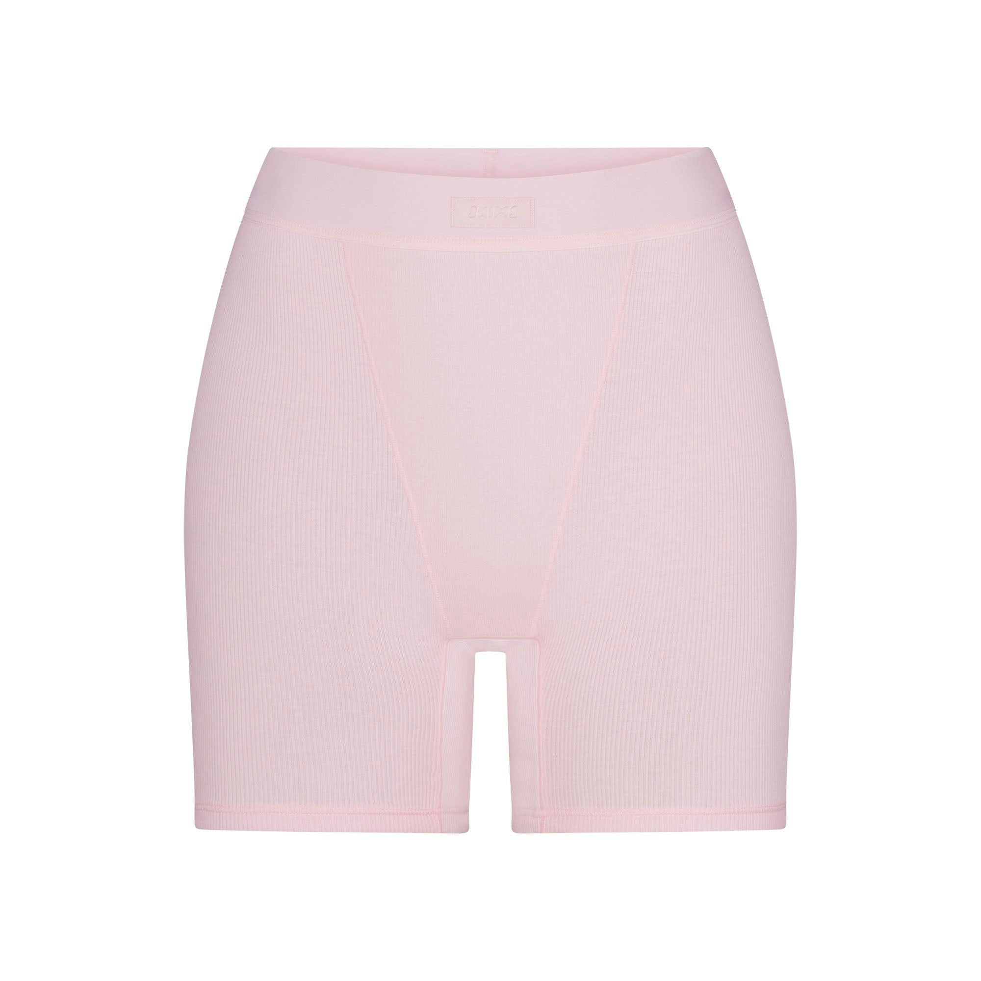 Skims Cotton Rib Boxer Cherry Blossom