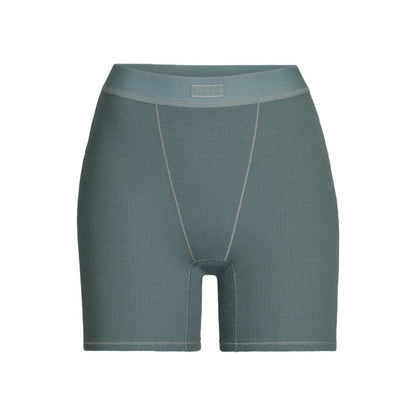 Skims Cotton Rib Boxer Kyanite