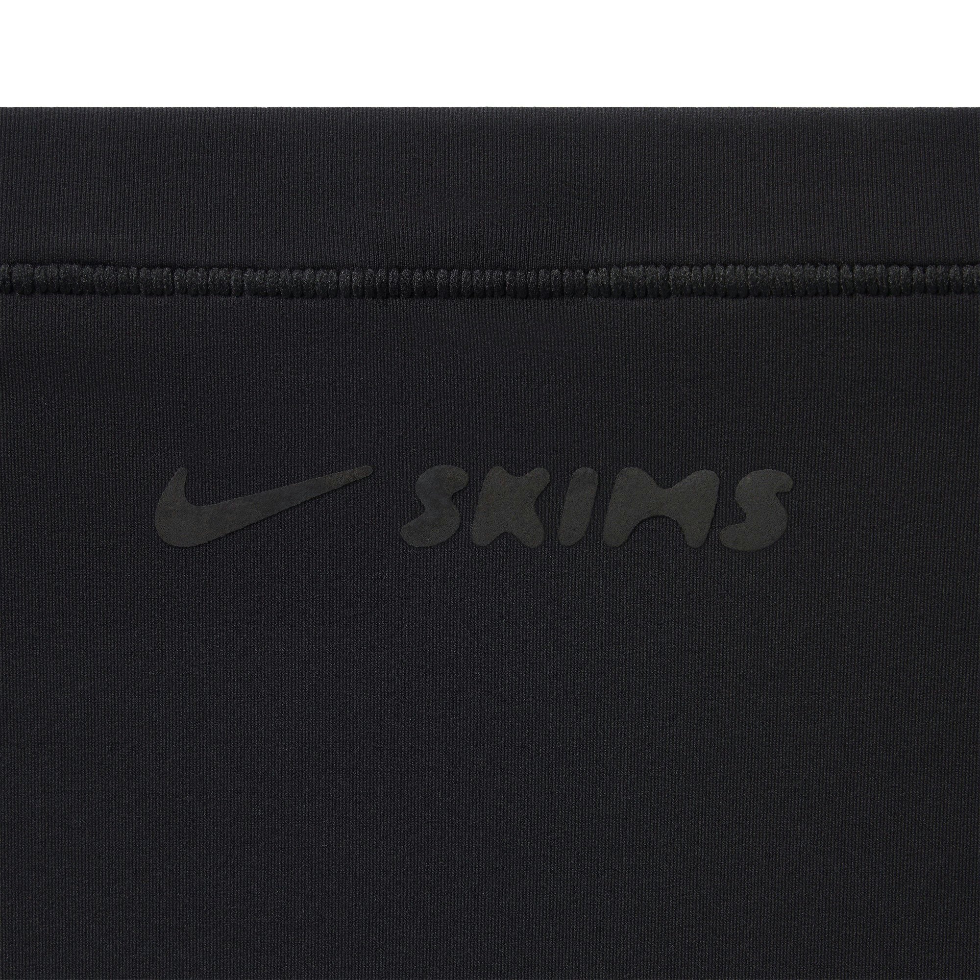Skims Nikeskims Weightless Layers Mock Neck Long Sleeve Top Obsidian