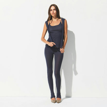 SHEER RIB LONG CAMI