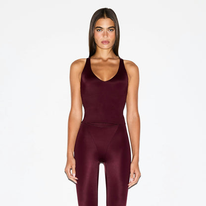 Skims Nikeskims Shine V-Neck Tank Currant