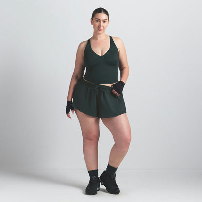 Skims Nikeskims Shine V-Neck Tank Dark Teal