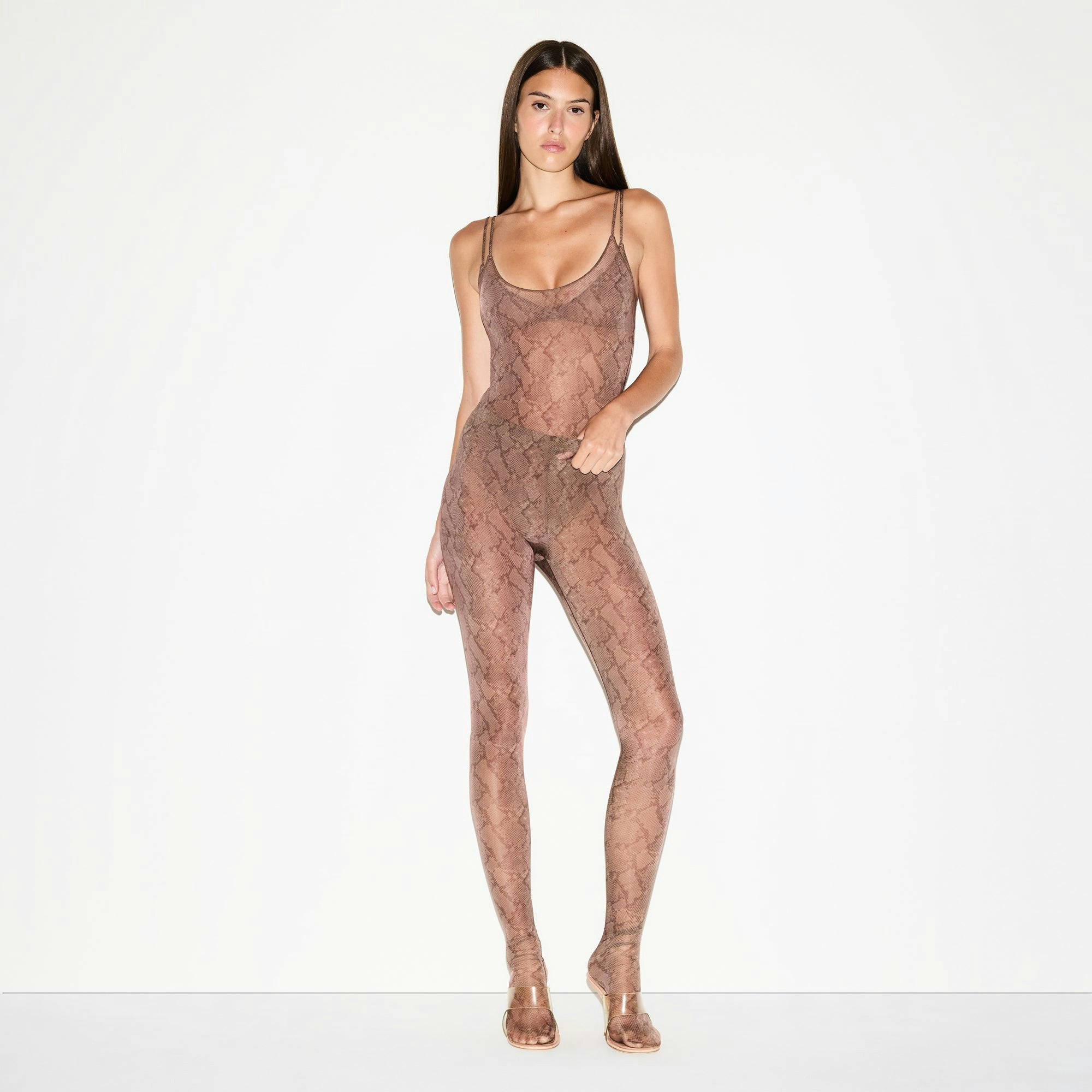 MILKY SHEER CAMI BODYSUIT