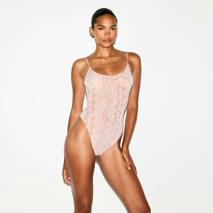 MILKY SHEER CAMI BODYSUIT