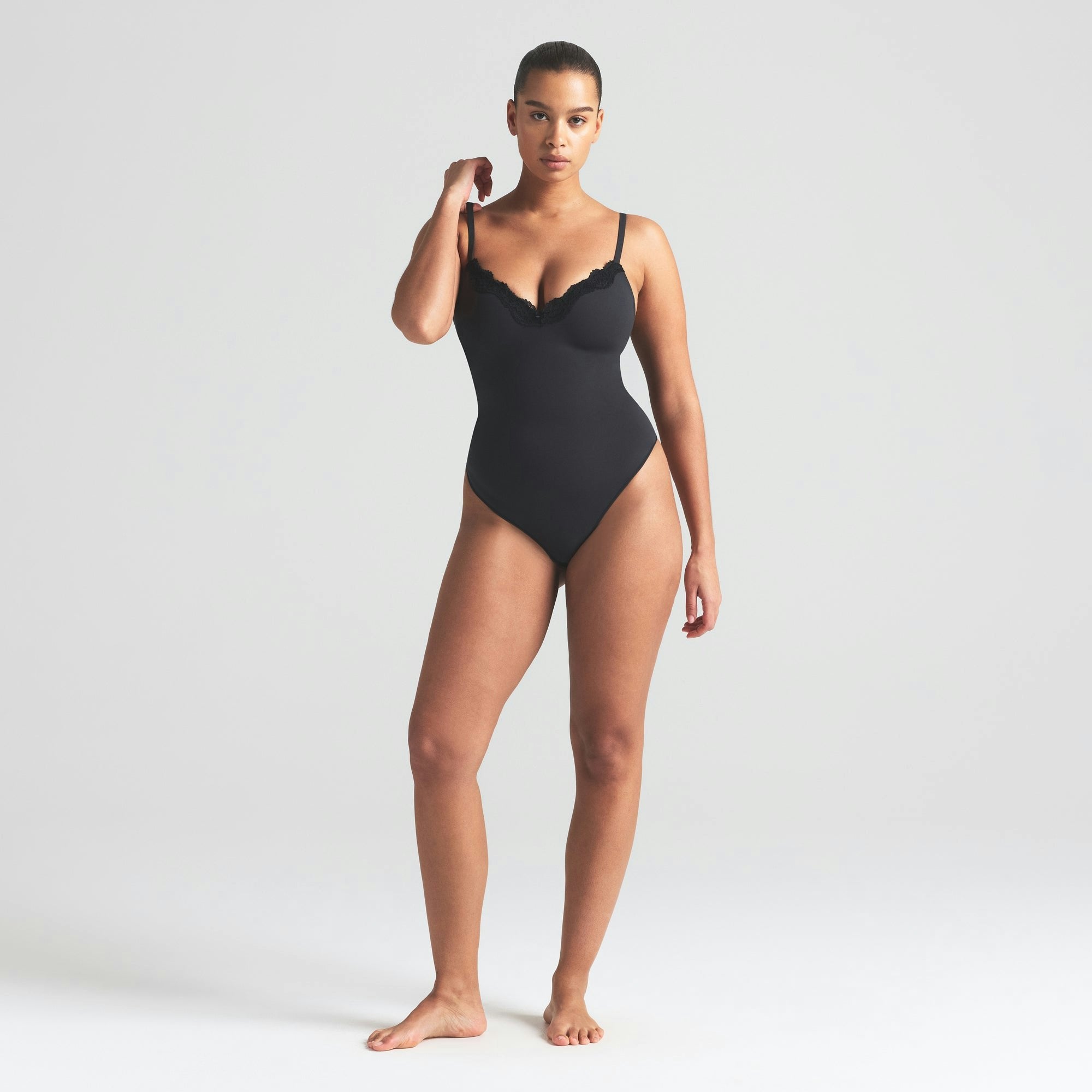 FITS EVERYBODY LACE PUSH-UP BODYSUIT