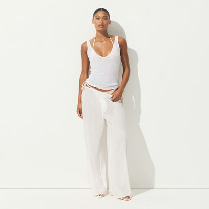 SHEER RIB V NECK TANK