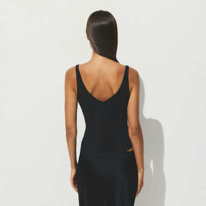 SHEER RIB V NECK TANK