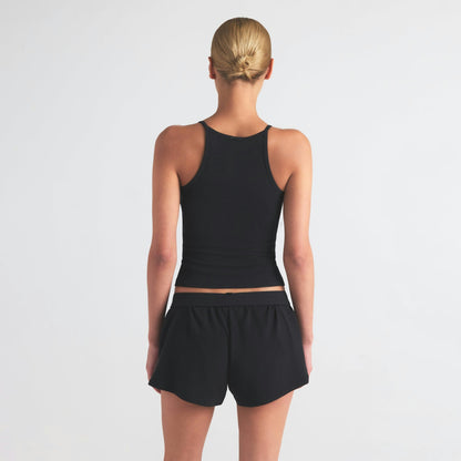 Skims Cotton Rib Long Cami Soot