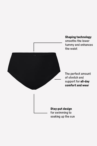 Fabletics Shaping Swim Full Coverage Bikini Bottom
