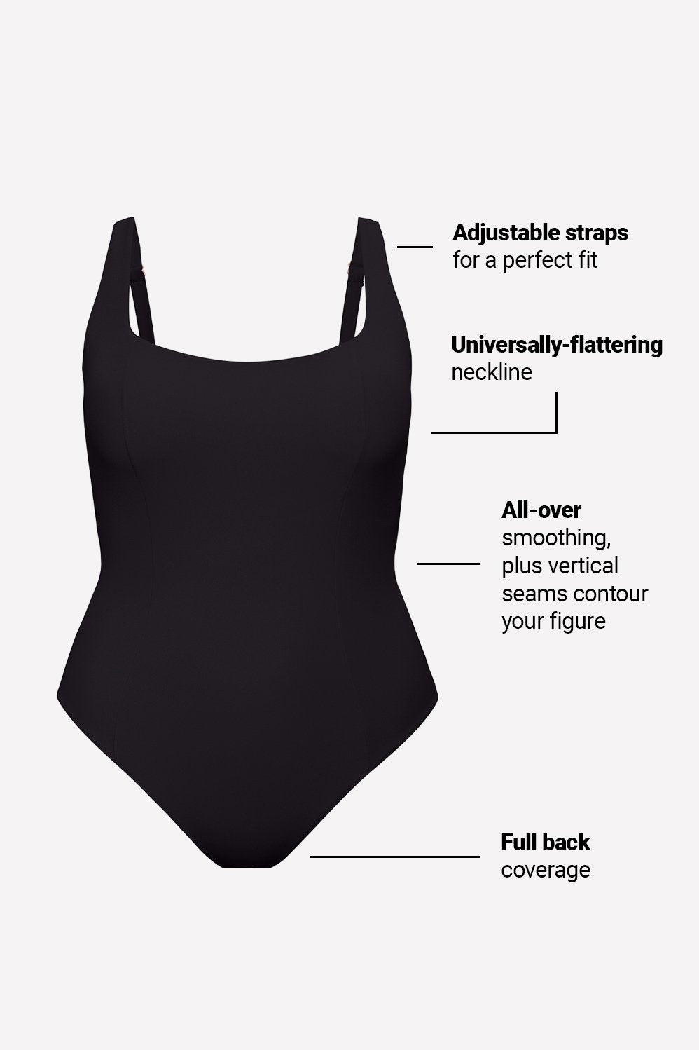 Fabletics Shaping Swim Waist Cinching One Piece