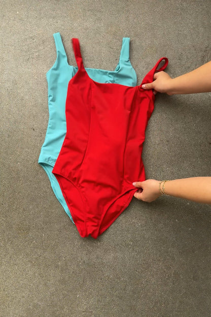 Fabletics Shaping Swim Waist Cinching One Piece