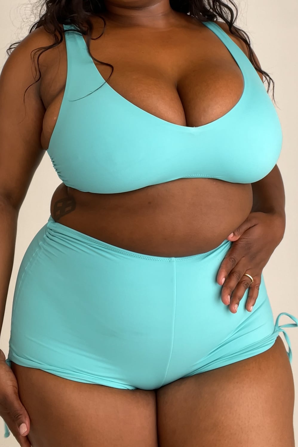 Fabletics Shaping Swim High Waist Booty Short