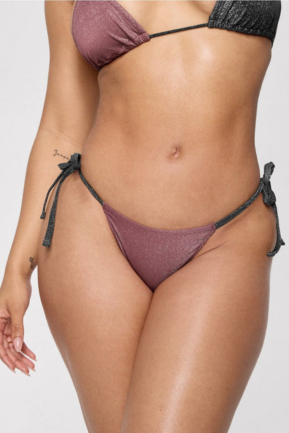 Fabletics Swim Luxe Side Tie Thong Bikini