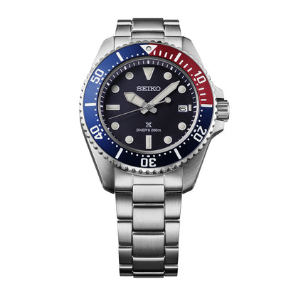 Seiko Prospex Solar DiverS In Blue-Red-Blue