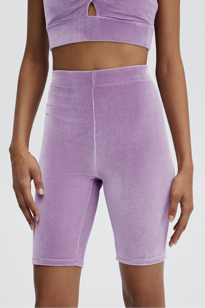 Fabletics High Waisted Velour Short 9