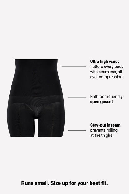 Fabletics Nearly Naked Shapewear Ultra High Waist Booty Lift Short