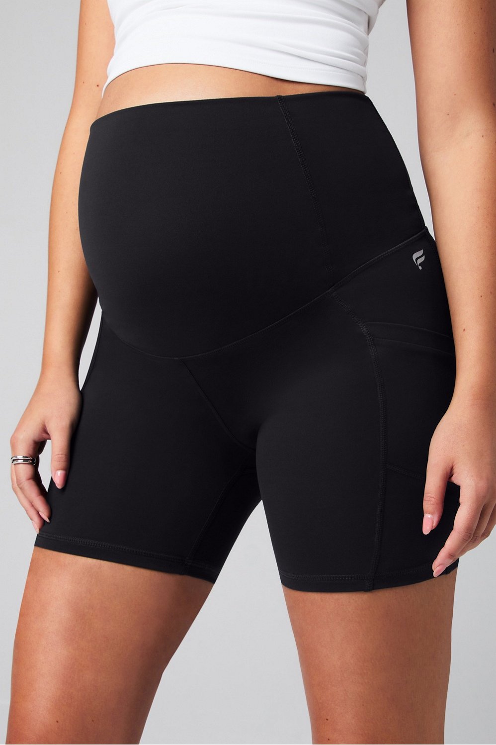 Fabletics PureLuxe High-Waisted Maternity 6'' Short