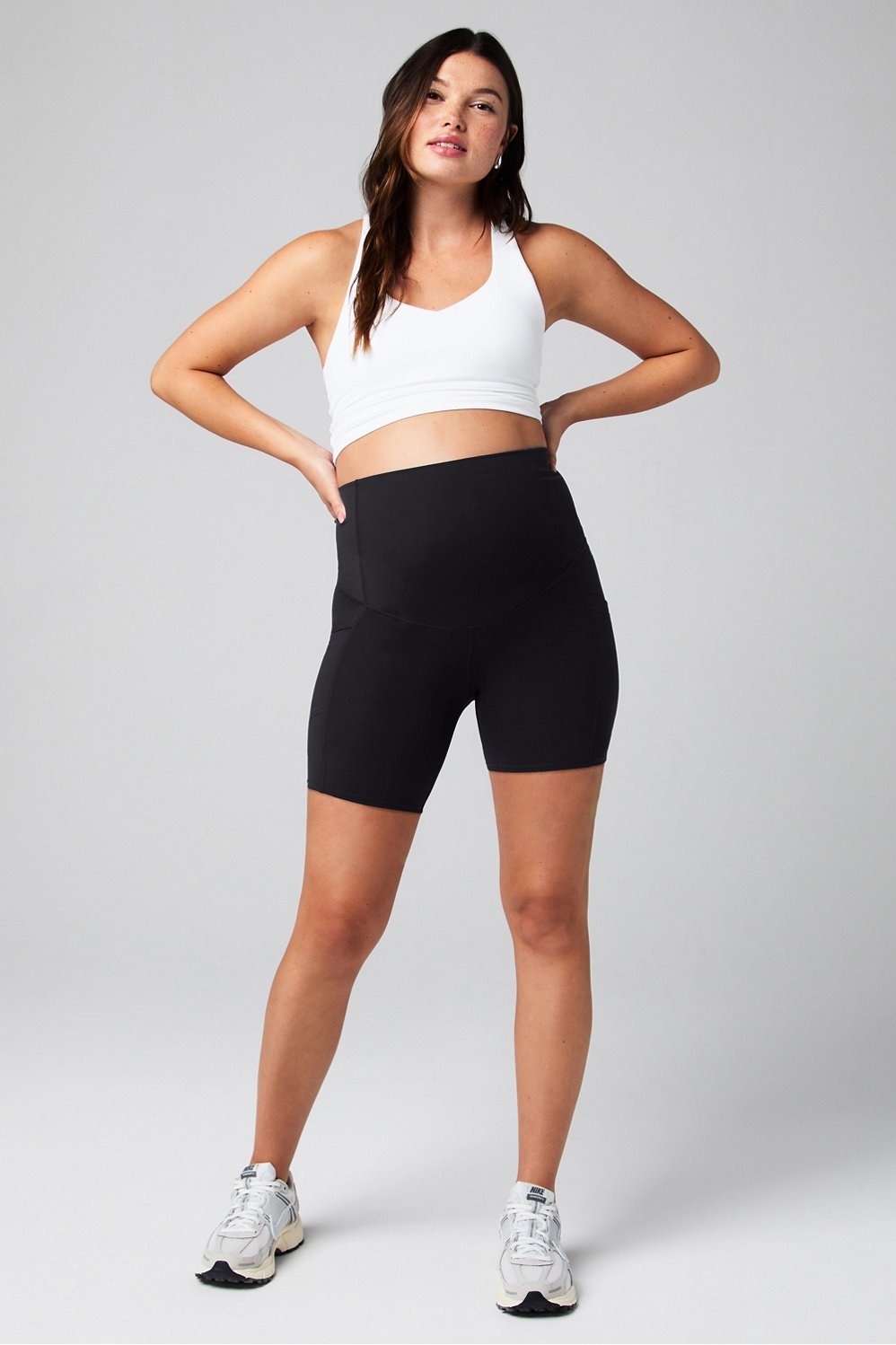 Fabletics PureLuxe High-Waisted Maternity 6'' Short