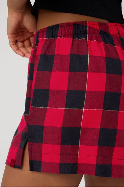 Fabletics Dream Flannel Boxer Short