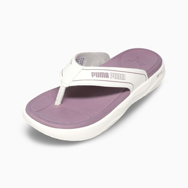 Softride Seave V1 Flip-Flops Warm White-Elderberry