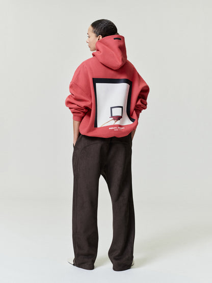 Essentials Sixers X Barkley Hendricks 90S Hoodie Faded Garnet