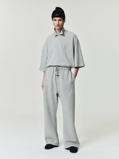 Essentials Signature Classic Fit Flare Sweatpant Concrete Heather