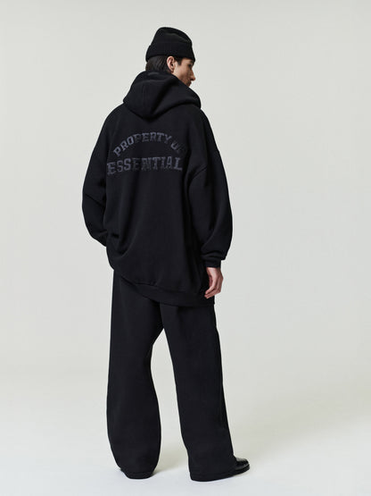 Essentials Cotton Canvas Pleat Front Pant Vintage Black