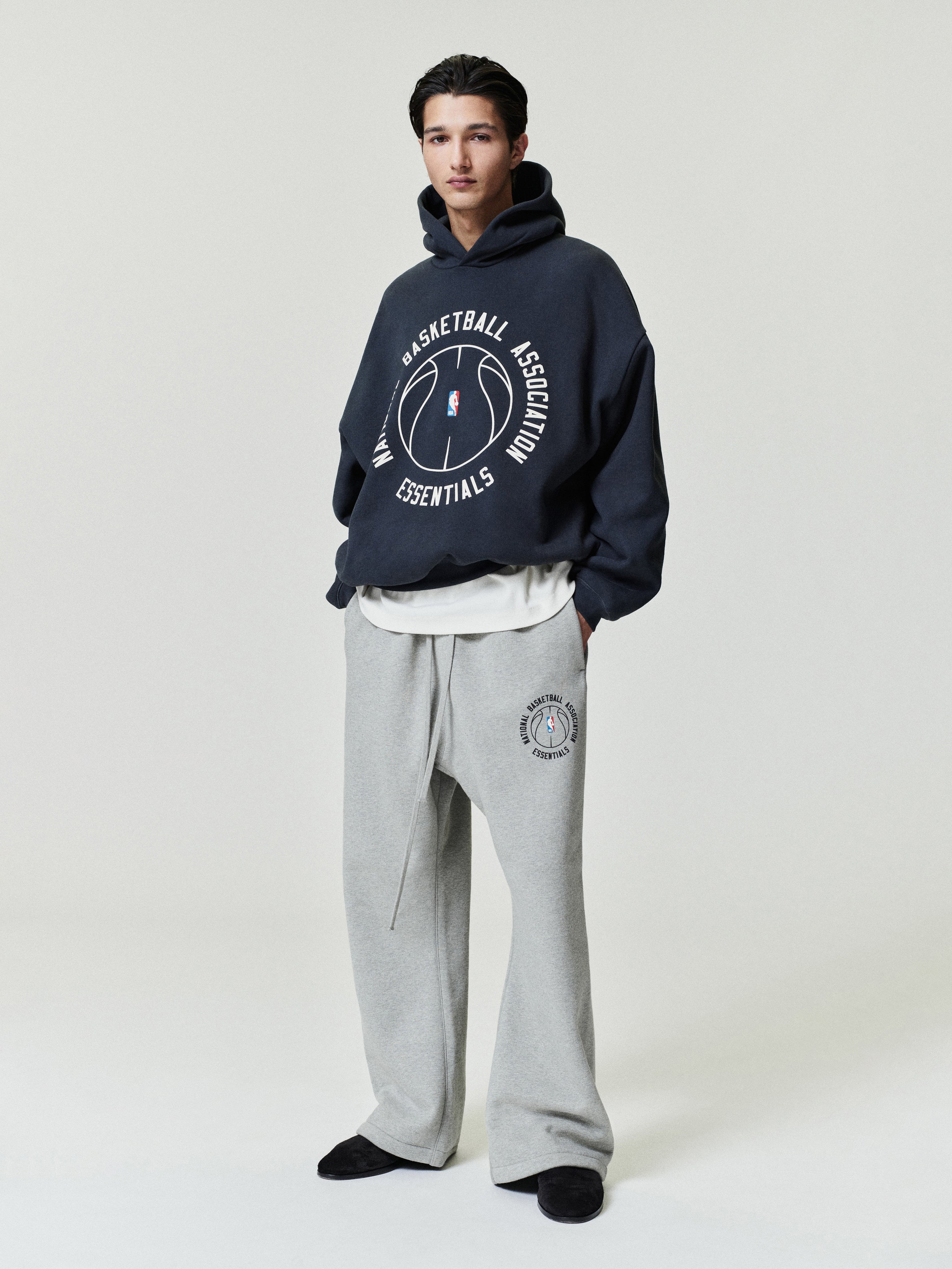 Essentials Nba X Barkley Hendricks 90S Hoodie Faded Black