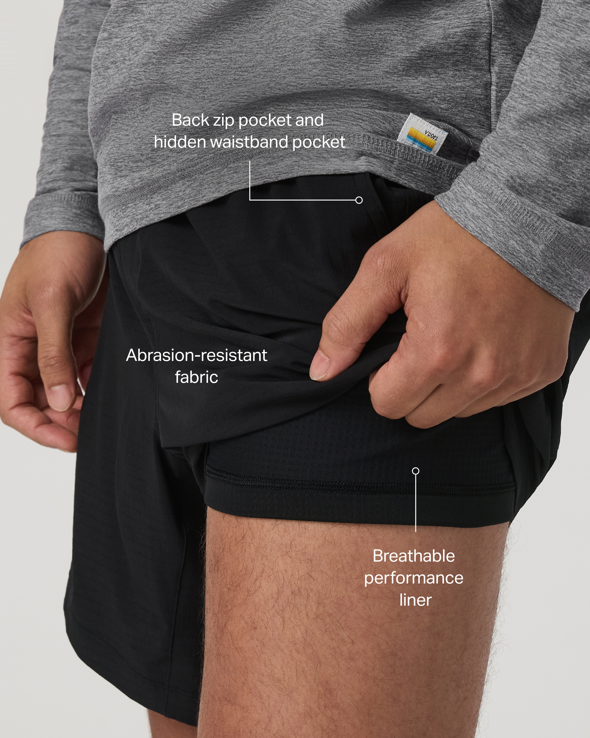 Vuori Hardkore Short Lined 7