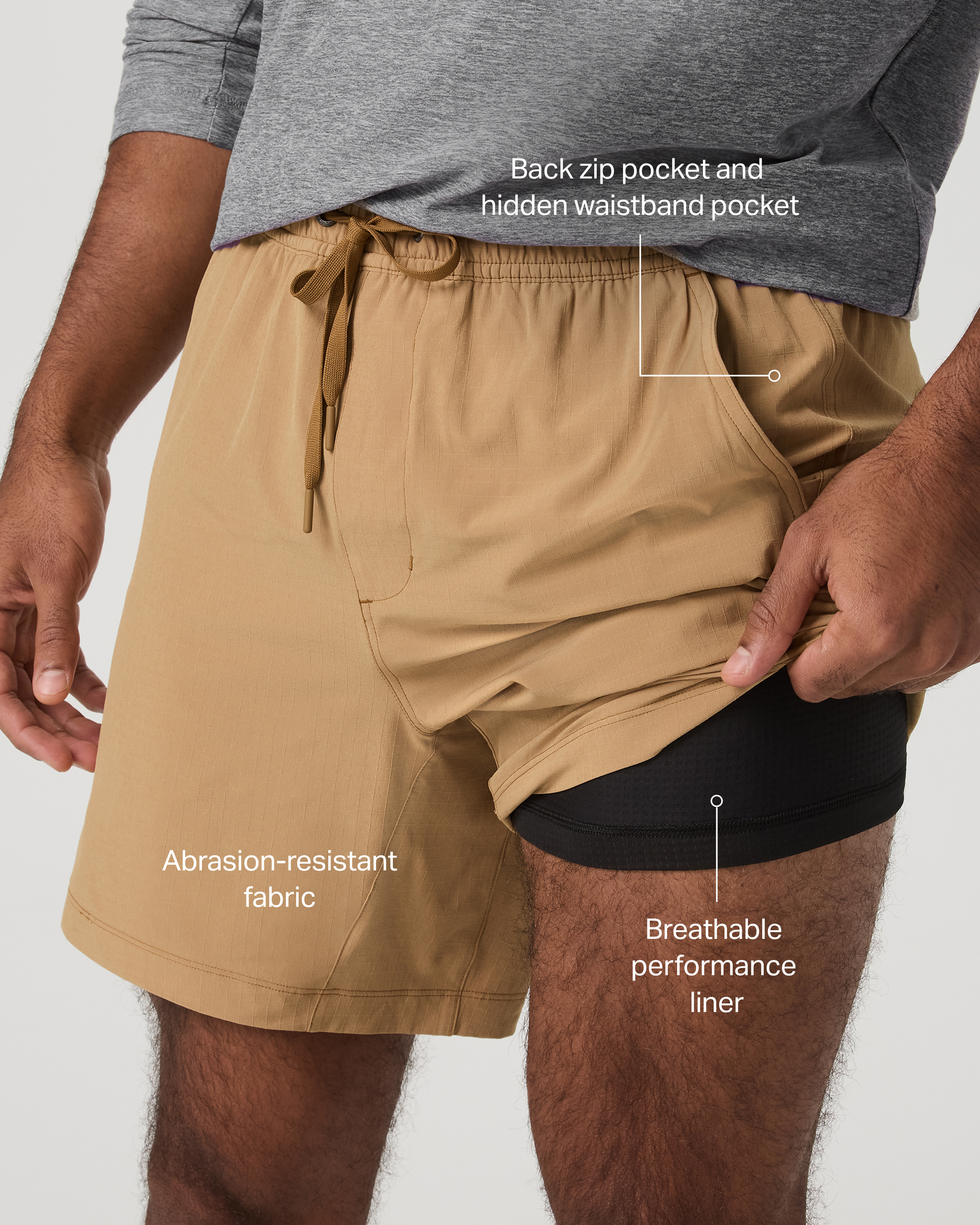 Vuori Hardkore Short Lined 7