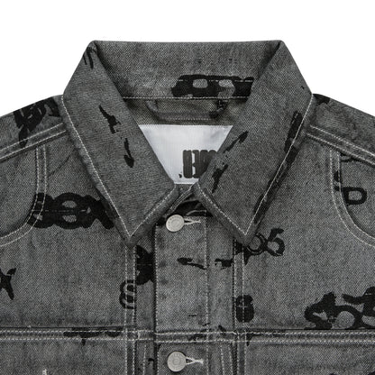 Sp5der SEX AOP FOIL Trucker Jacket