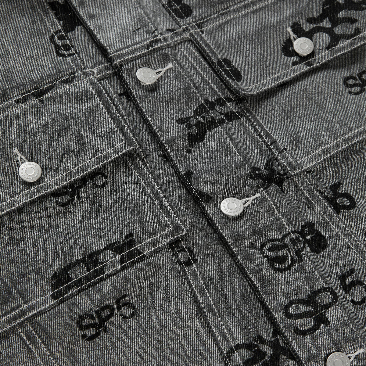 Sp5der SEX AOP FOIL Trucker Jacket
