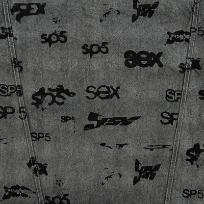 Sp5der SEX AOP FOIL Trucker Jacket