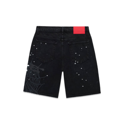 Sp5der Heavy WEB Denim Short