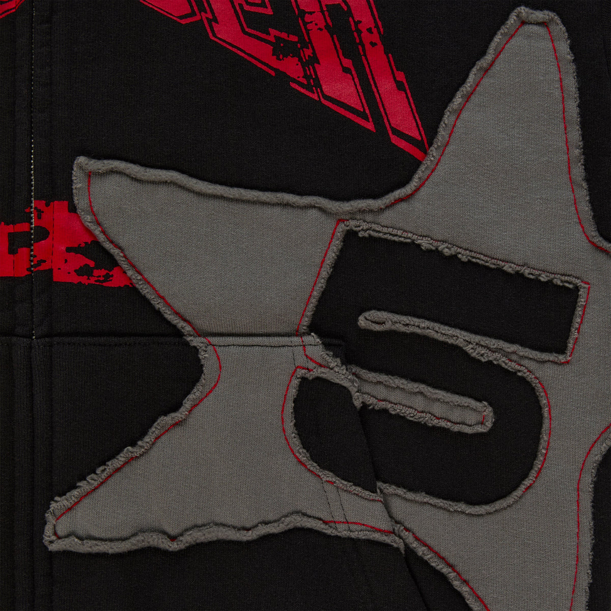 Sp5der BIG STAR FULL ZIP Hoodie