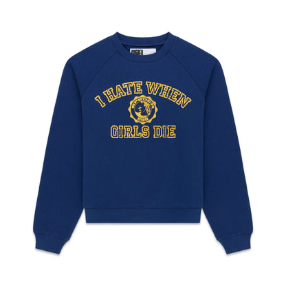 Sp5der I H8 WHEN Girls DIE Raglan Crewneck