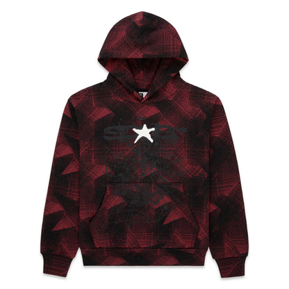 Sp5der Plaid Splatt Hoodie