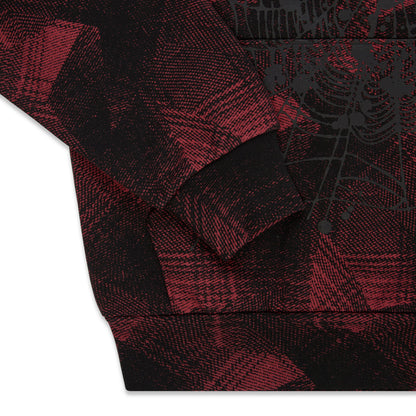 Sp5der Plaid Splatt Hoodie