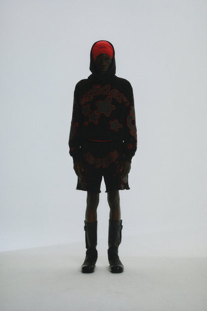 Sp5der Beluga Outline Hoodie