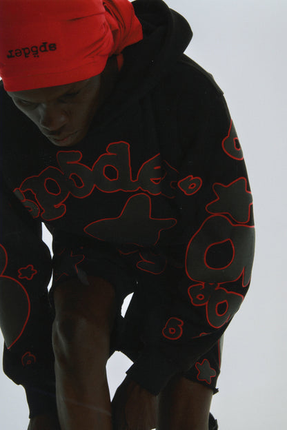 Sp5der Beluga Outline Hoodie