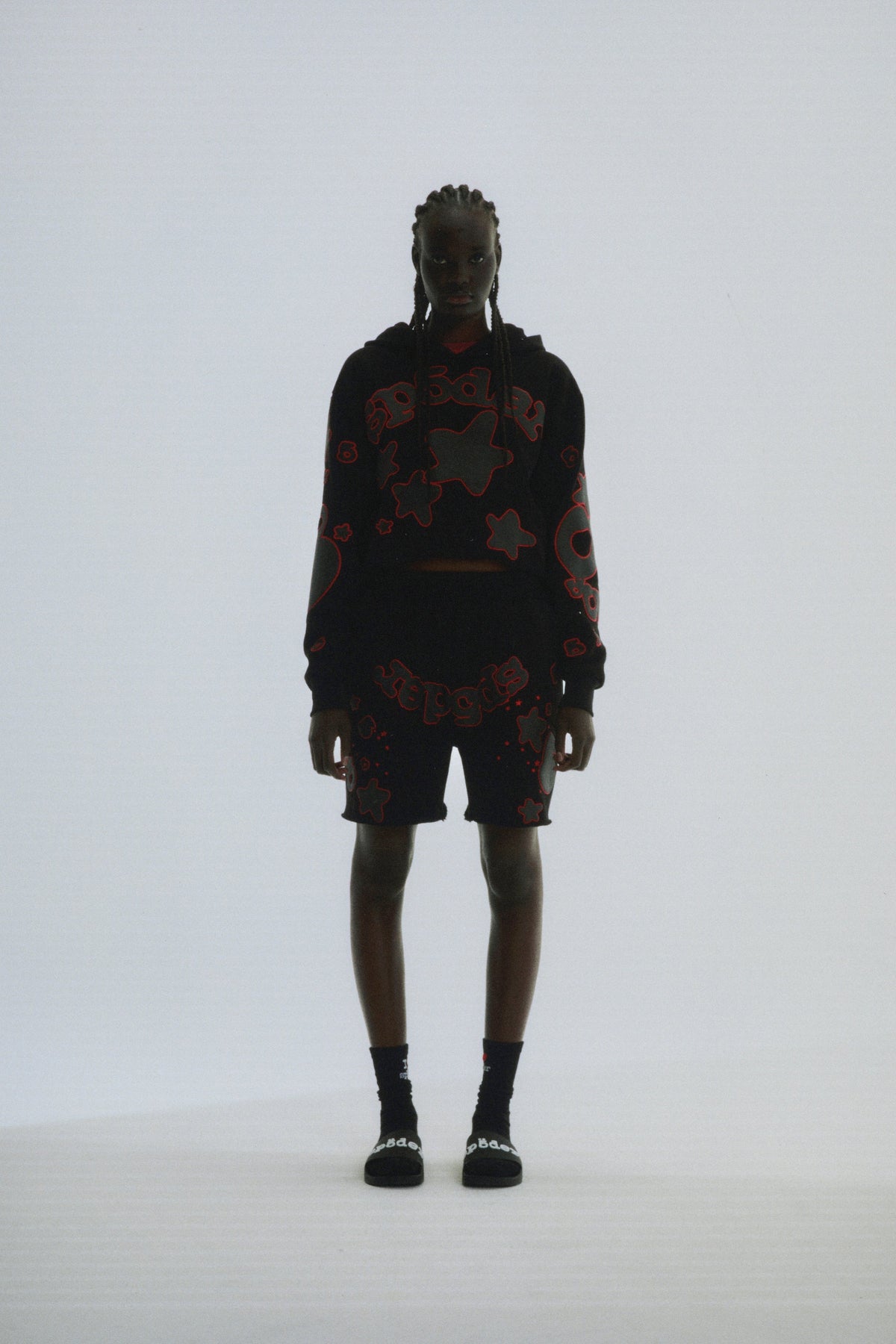 Sp5der Beluga Outline Hoodie