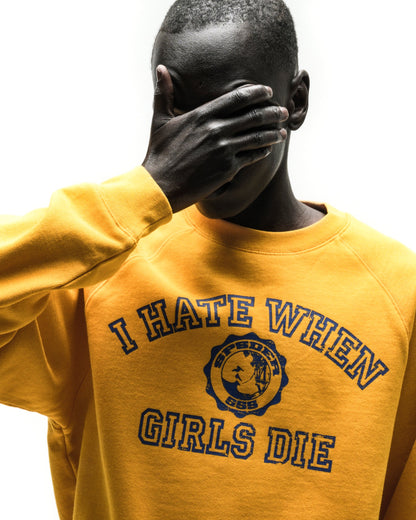 Sp5der I H8 WHEN Girls DIE Raglan Crewneck