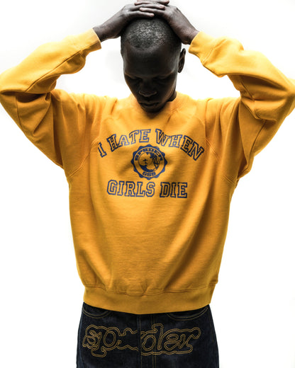 Sp5der I H8 WHEN Girls DIE Raglan Crewneck
