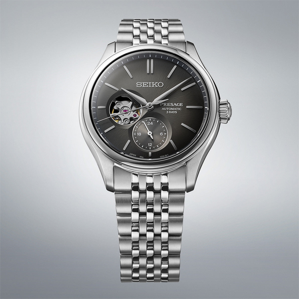 Seiko Presage Classic Series Sumi-Iro Open Heart - White - SPB471J1