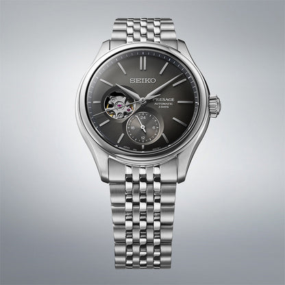Seiko Presage Classic Series Sumi-Iro Open Heart - White - SPB471J1